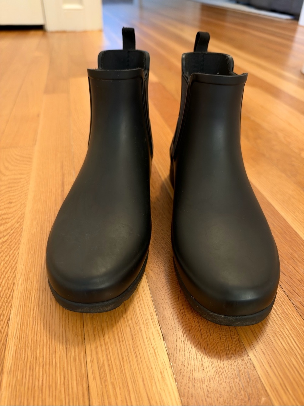 Hunter Black Waterproof Chelsea Boots